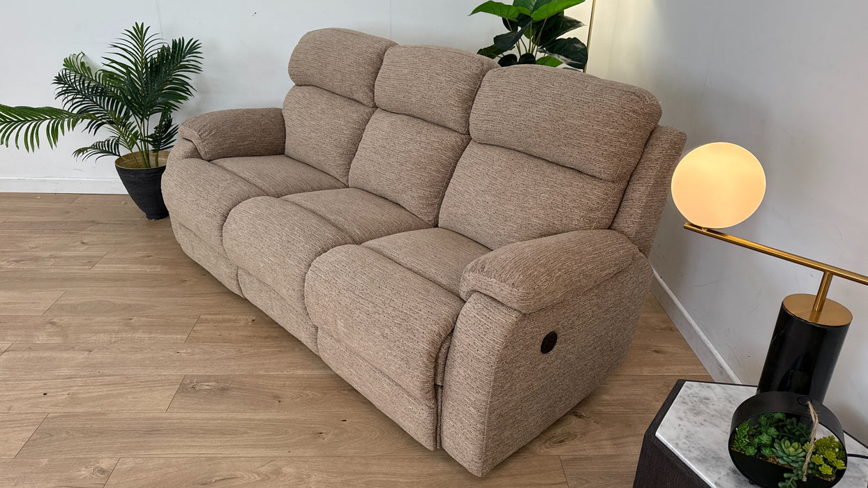 Newbury 3 Seater Fabric Power Recliner