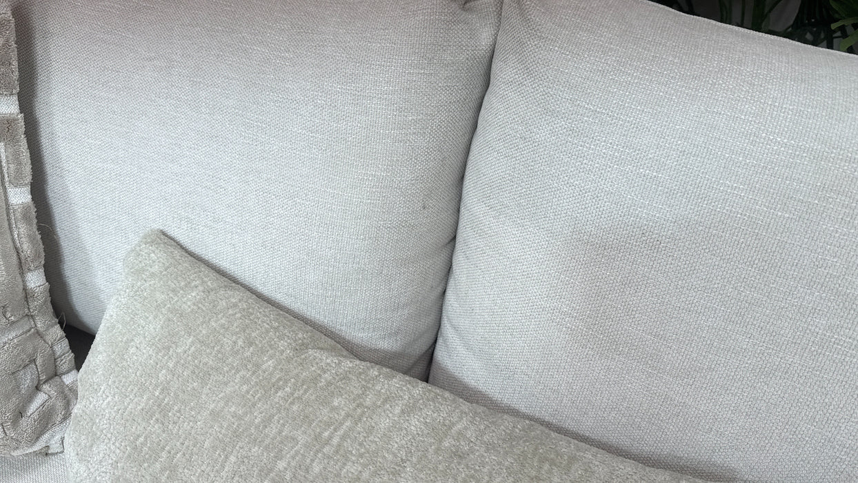 Sofology Mayfair Fabric 2 Seater in Linen Look Chenille Mist/Pearl Mix