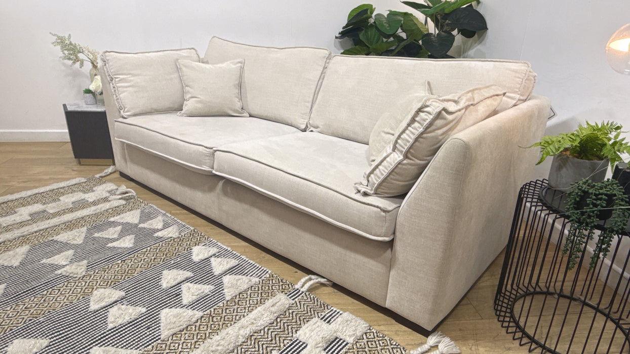 Sofology Richmond Fabric 4 Seater in Artic Ecru