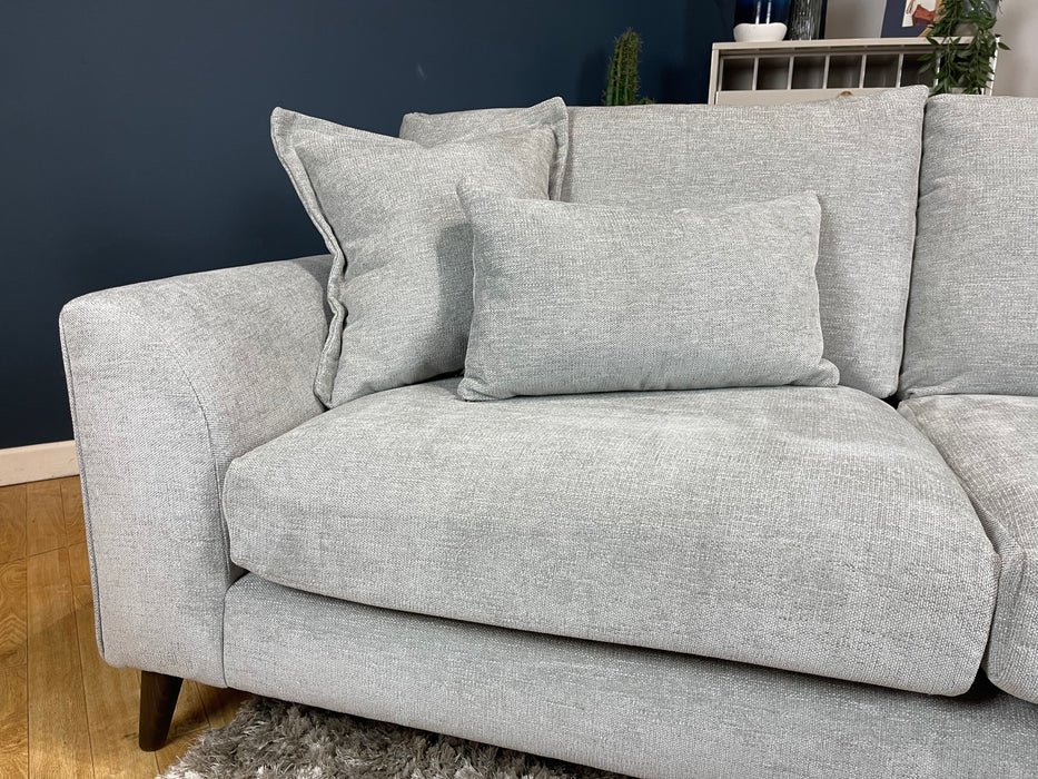 Mayfair 3 Seater Fabric Chenille Grey (WA2)