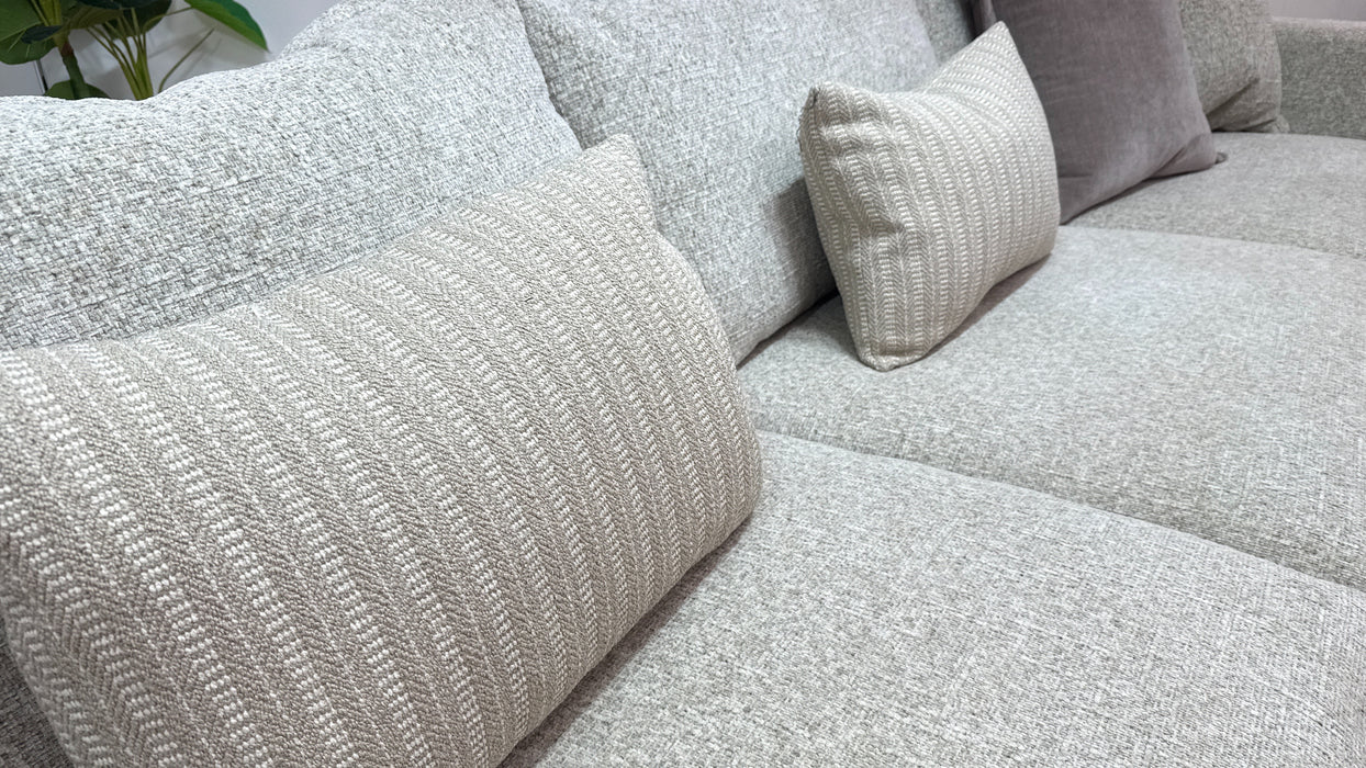 Sofology Cove Fabric Grande in Artisan Chenille Ecru Mix