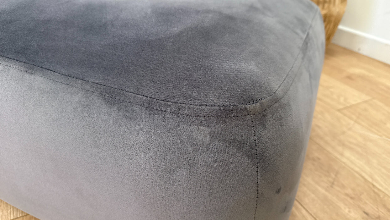 DFS Darcy Large Footstool in Steel