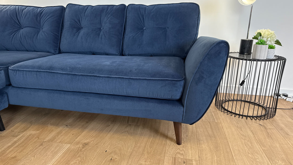 Zinc 2 Corner 2 - Fabric Sofa - Chenille Denim