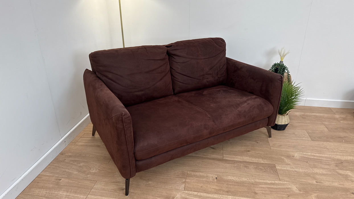 Abruzzo 2 Seater - Fabric Sofa - Aspen Dark Chocolate