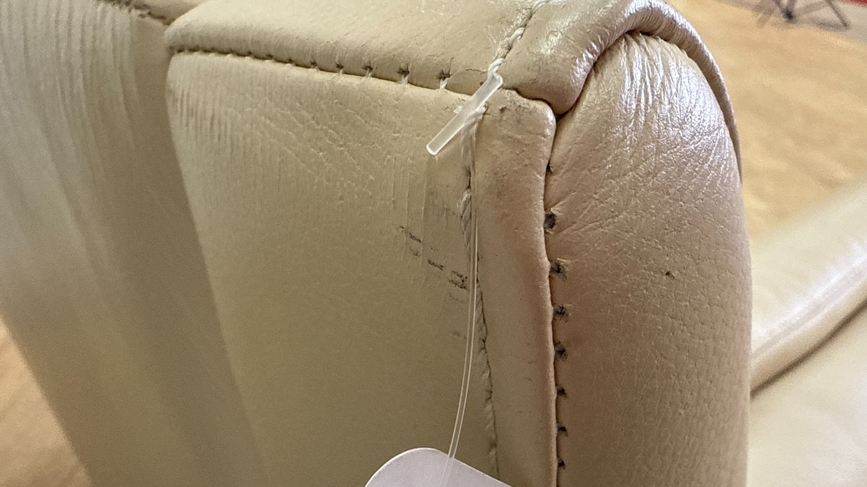 Sofology Fellini Leather Chair Hampshire Cream