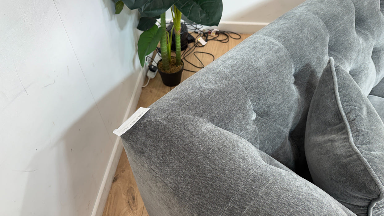 Sofology Bridgerton Fabric 3 Seater in Soft Chenille Slate