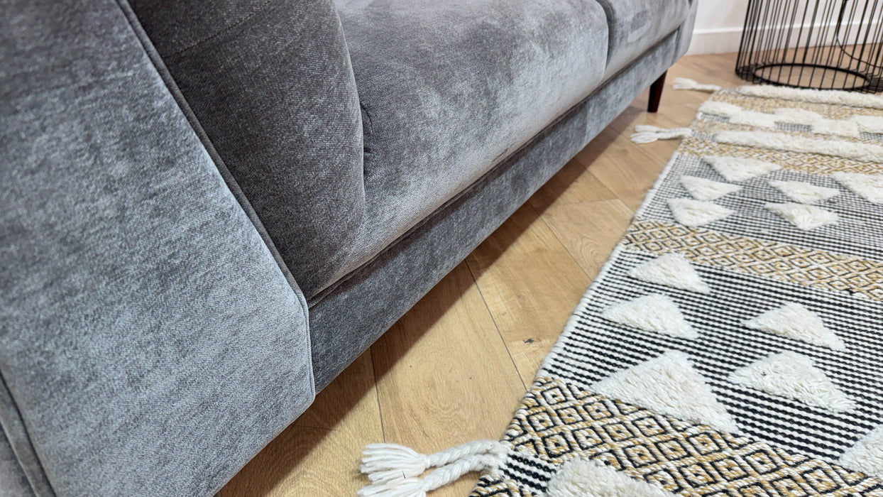 Sofology Bridgerton Fabric 3 Seater in Soft Chenille Slate