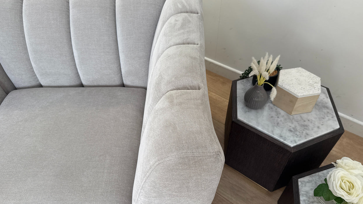 Sofology The Downtown Fabric Chair in Soft Chenille Linen