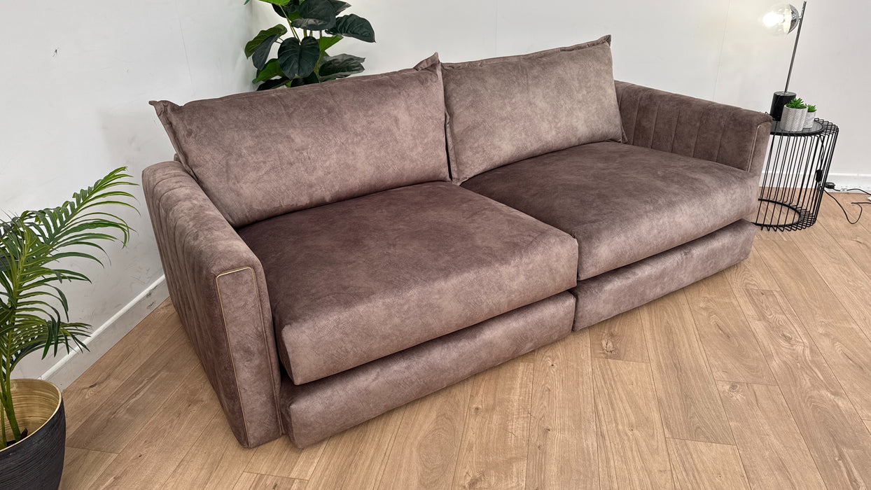 Indulgence 4 Seater Fabric Split Sofa