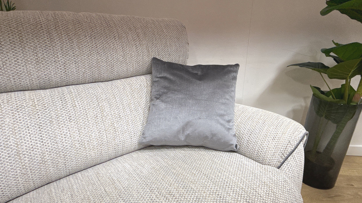 DFS Fabric Pittsburgh 3 Seater Manual Recliner in Sky