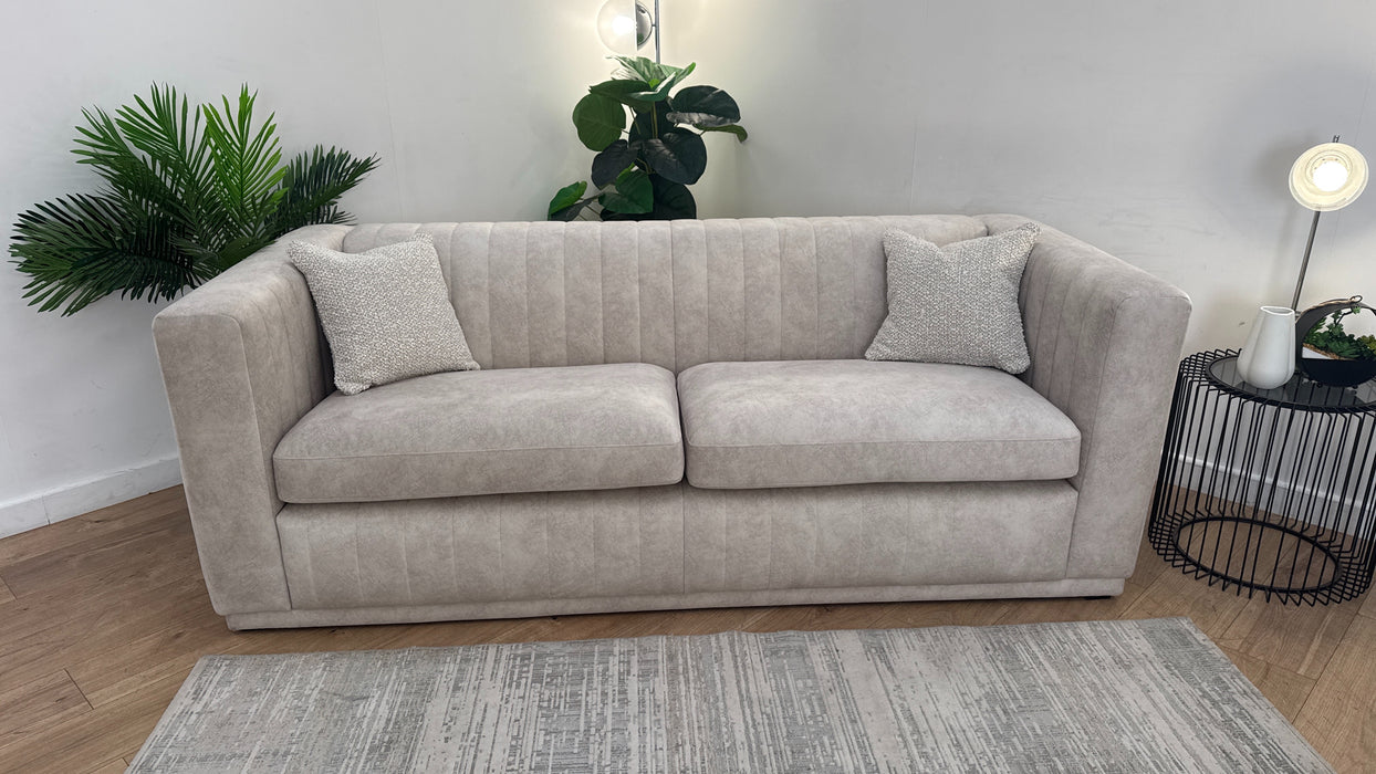 Sofology Astoria Fabric 4 Seater in Lifestyle Dapple Fabric Marble Mix