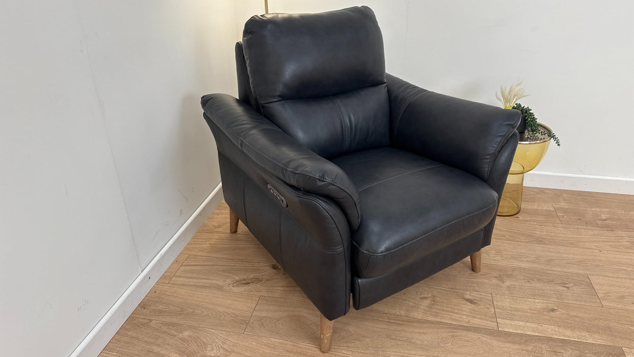 Backley Leather Power Recliner Chair