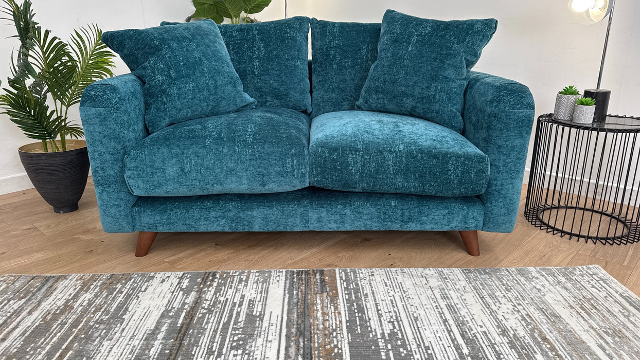 Midland Hill 2 Seater - Fabric Sofa - Meridian Teal All Over