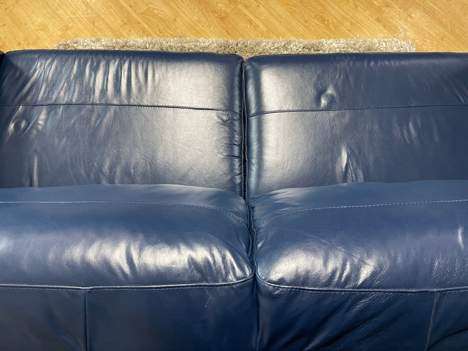 Fellini 3 Seat - Leather Sofa - Alaska Oceania (WA2)