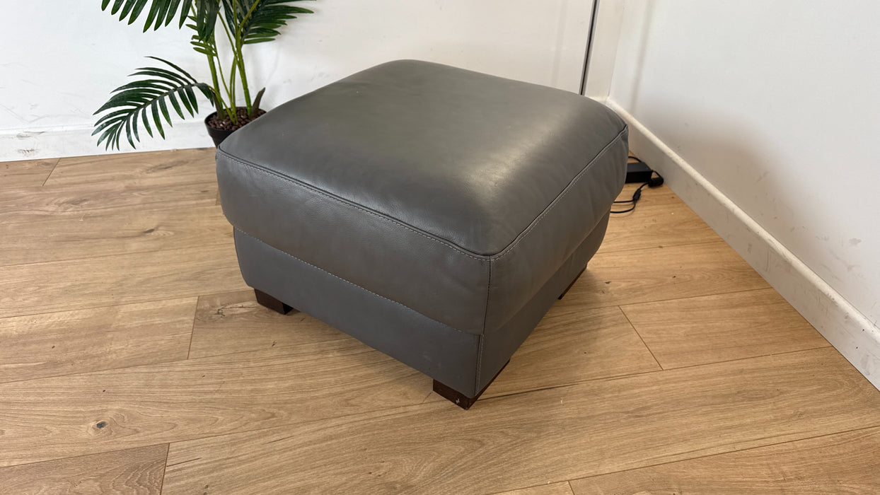 Mazzini Leather Footstool