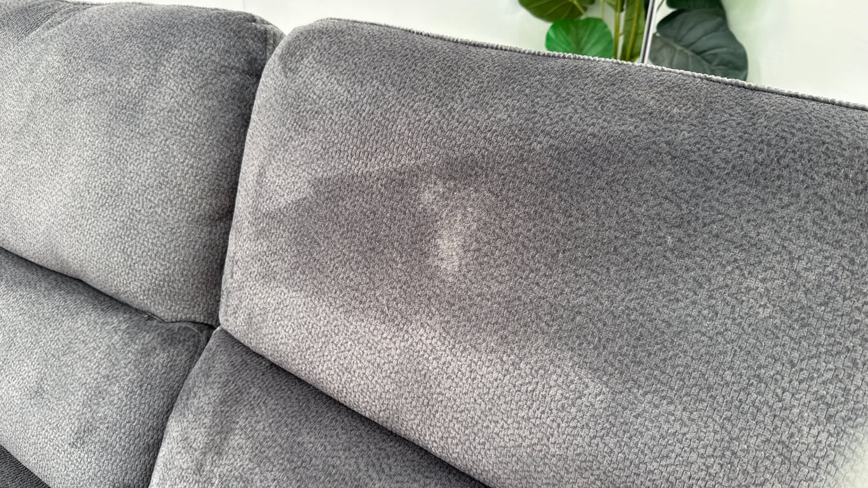 DFS Mallow Express Recliner  3 Seater in Charcoal