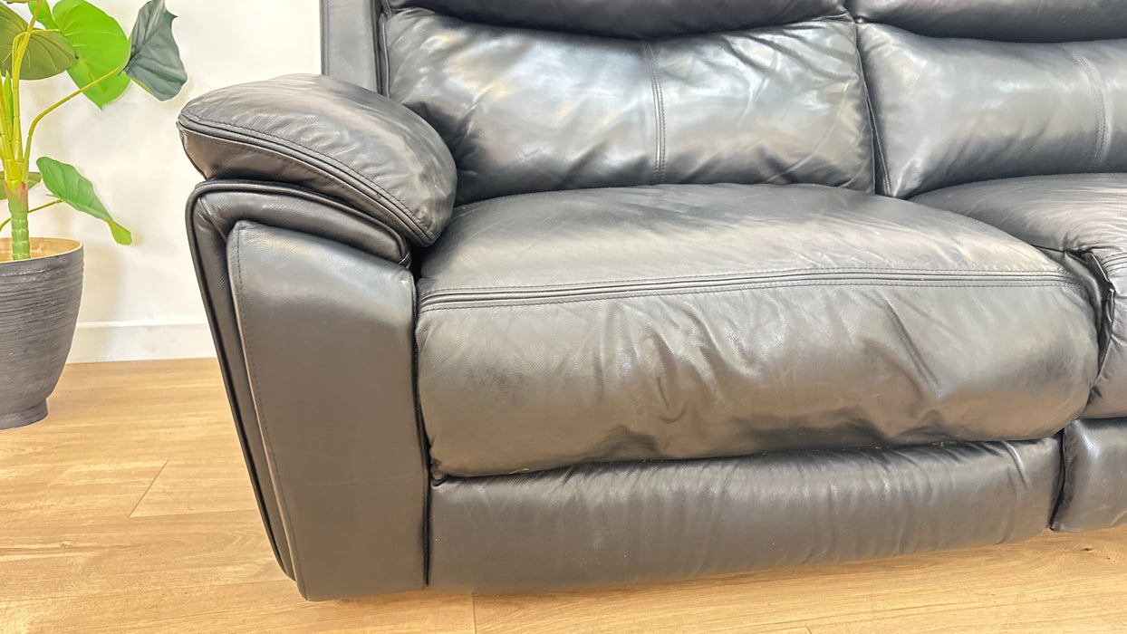 Trek 3 corner 1 Leather Power Recliner.  This sofa is a refurbished and used