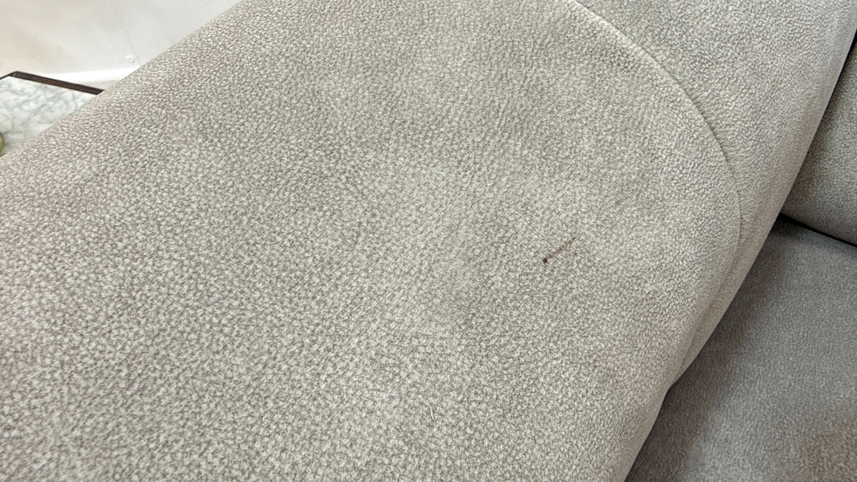 Sofology Paramount Fabric 2.5 Seater Power Recliner/Headrest in Lifestyle Flecked Stone