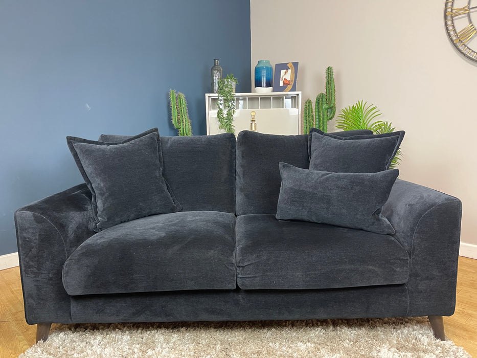 Mayfair Fabric 2 Seater - Soft Chenille Ebony All Over (WA2)