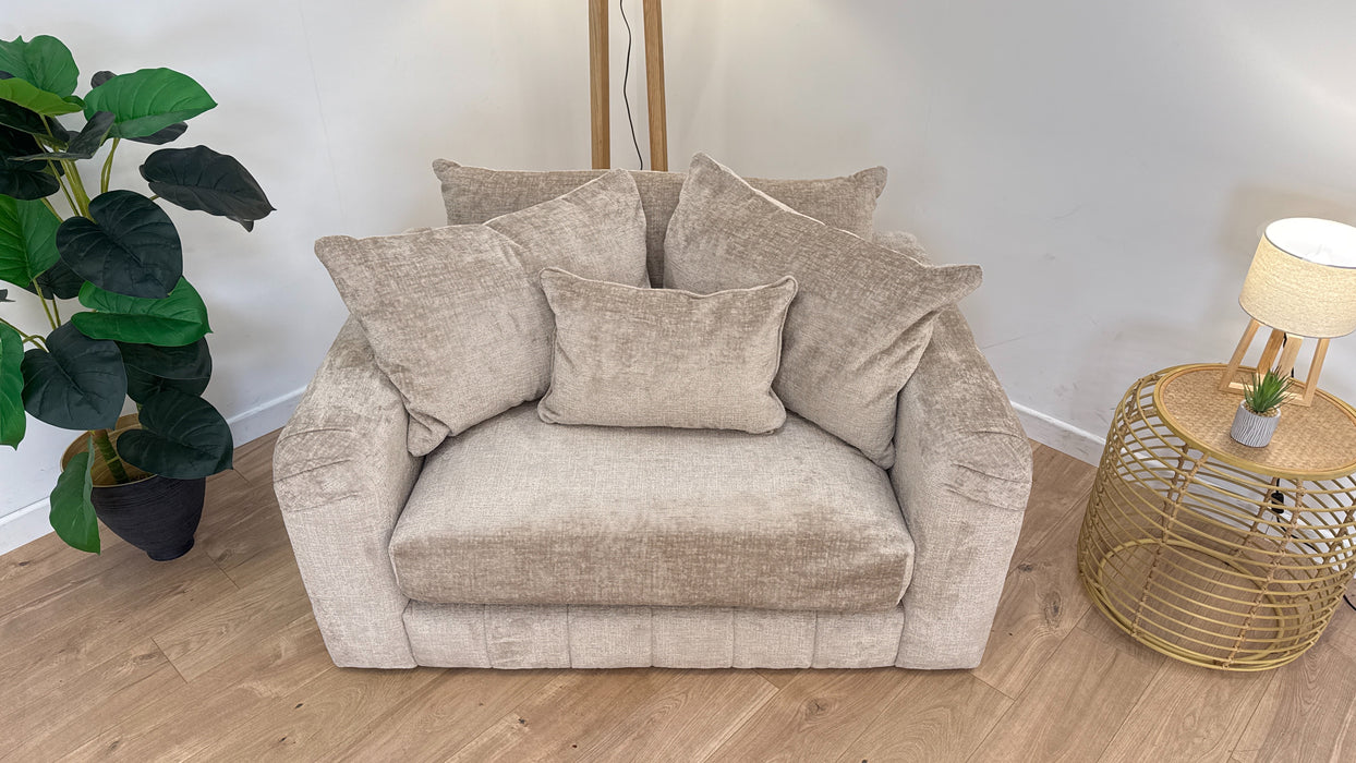 The Westwood 1.5 Seater - Fabric Loveseat - Teddy Chenille