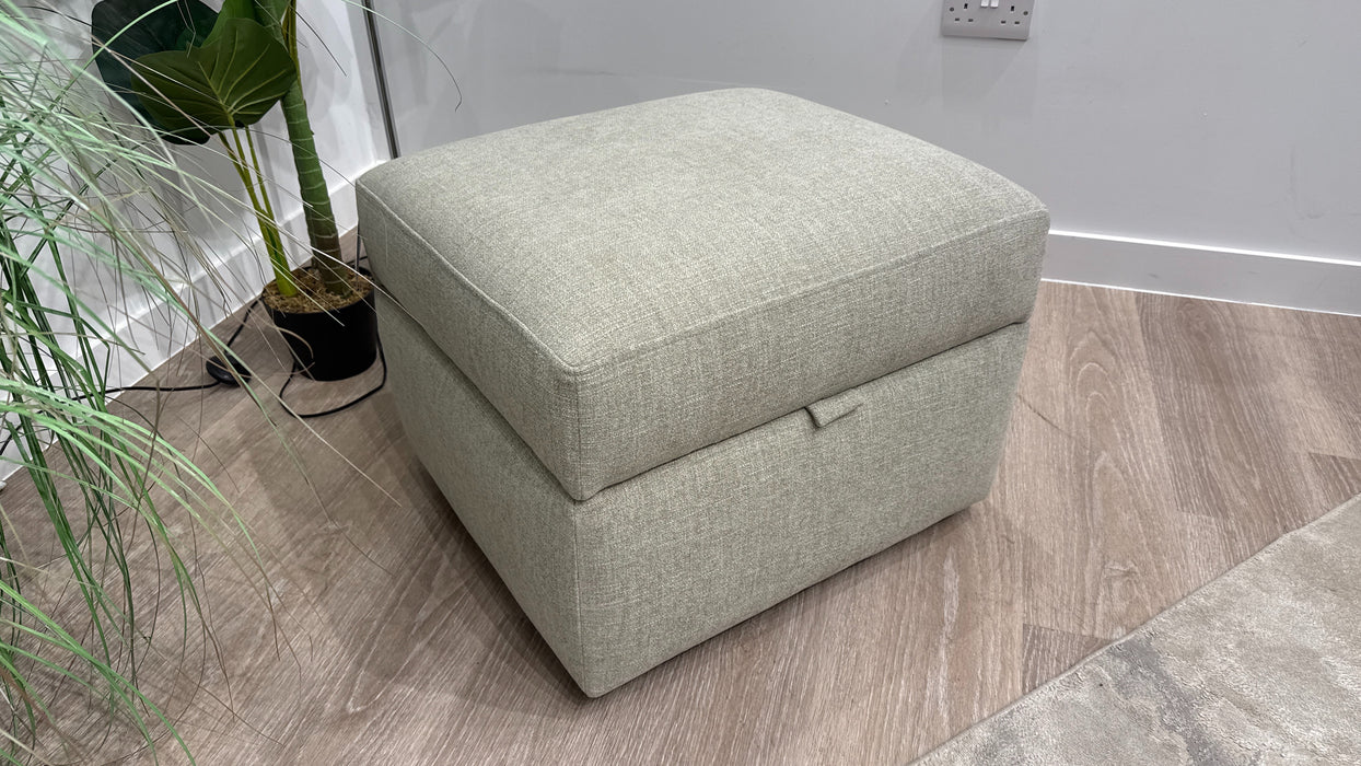 Sofology Nevada Storage Footstool in Fabric Olive
