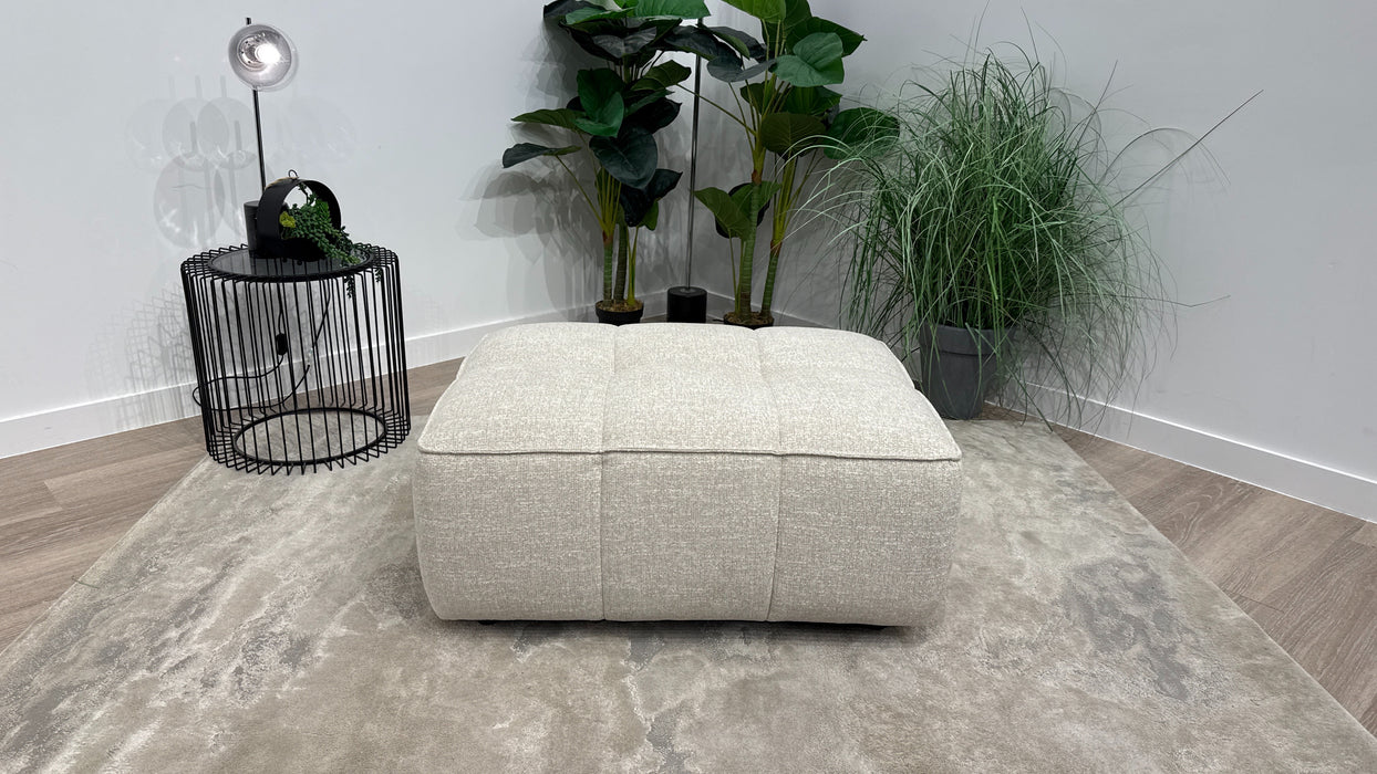 Sofology Moritz Footstool In Cream