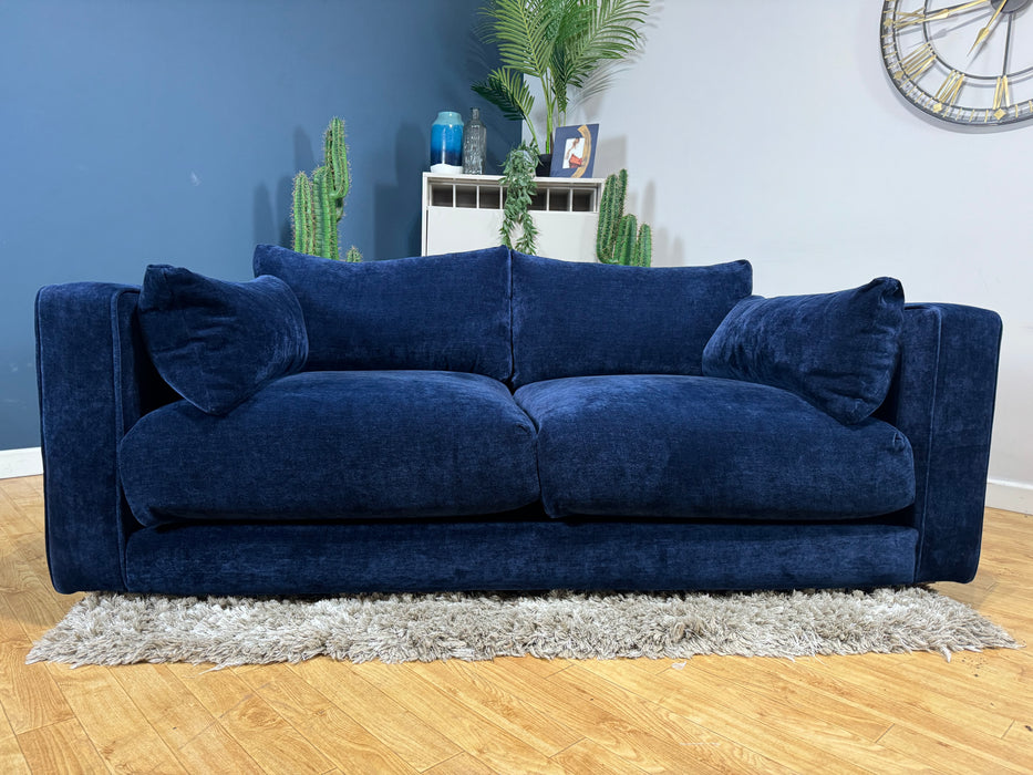 Brantwood Fabric 3 Seater  Chamonix Antique Navy (WA2)