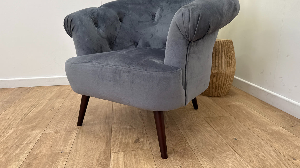 DFS Belair Accent Chair in Denim