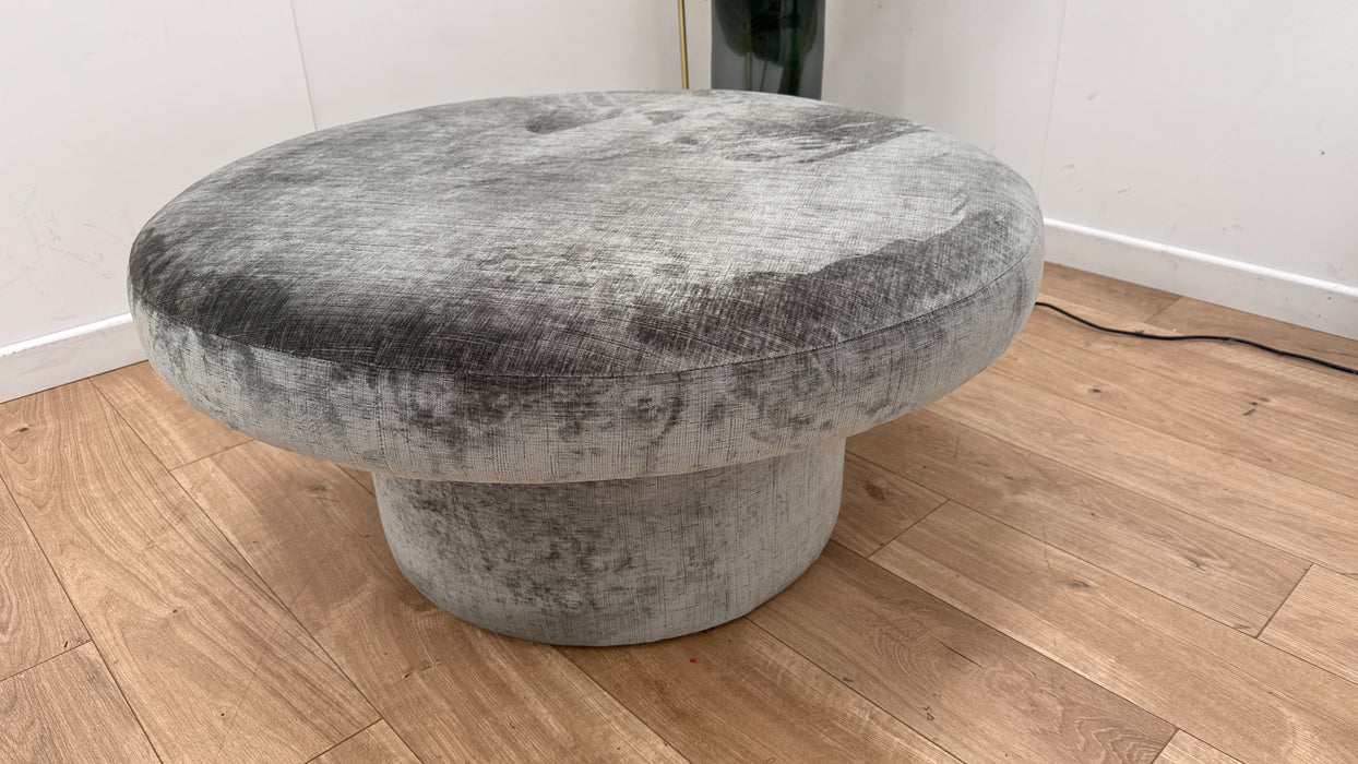 Fabric Footstool in Dorchester Alpine