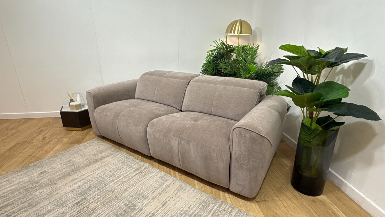 Sofology The riviera 2.5 Seater Sofa  in relaxed chenille nutmeg
