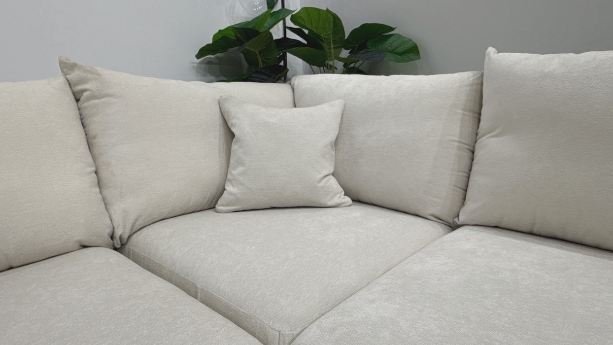 Sofology Tallulah Fabric 2 Corner 2 in Lifestyle Plush Chenille Mist