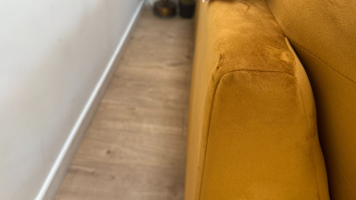 DFS Orka Fabric 2 Corner 1 in Mustard