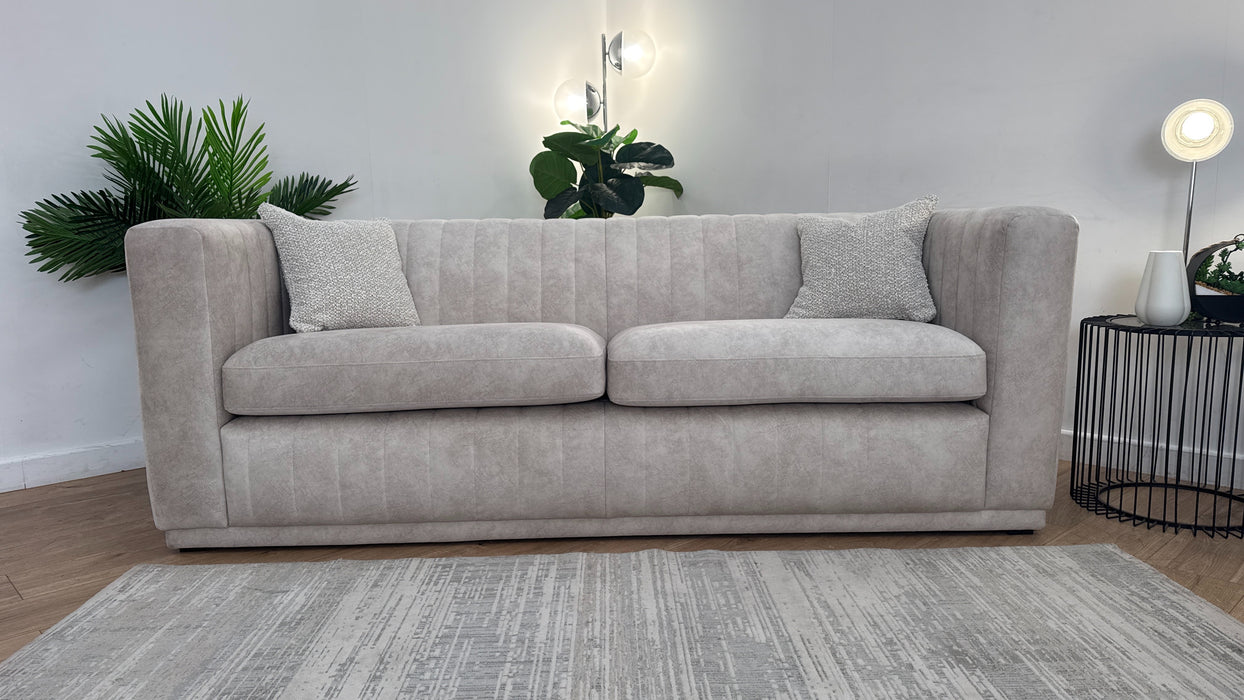 Sofology Astoria Fabric 4 Seater in Lifestyle Dapple Fabric Marble Mix
