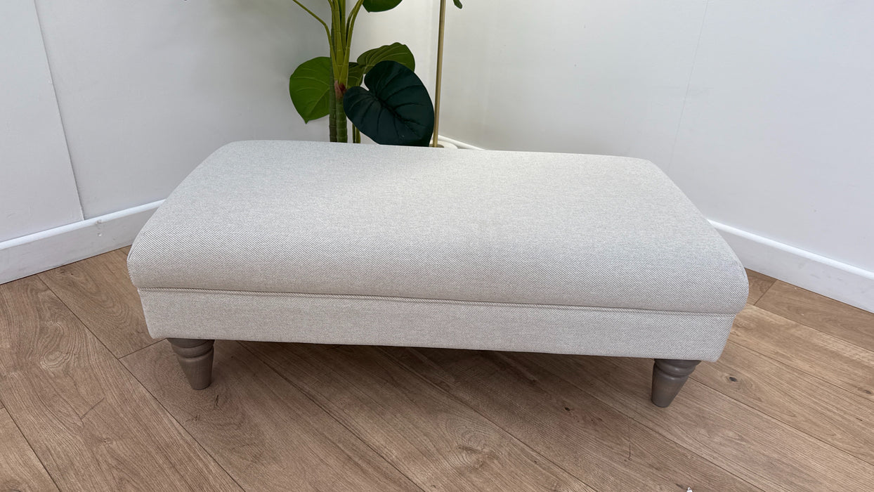 DFS Livie Fabric Footstool in Natural