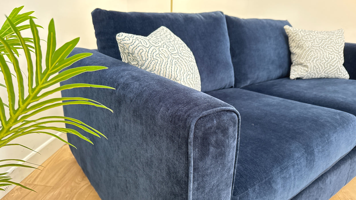 Majestica 3 Seater - Chenille Navy