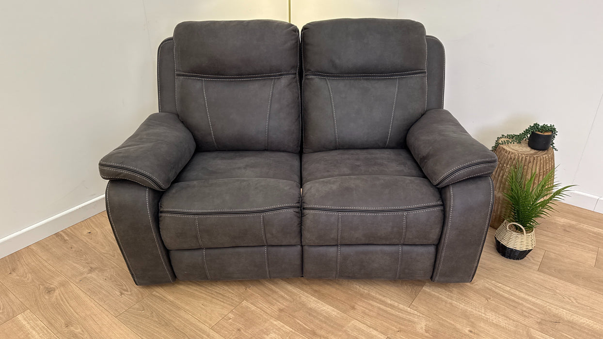 Noah 2 Seater Fabric Power Recliner + Power Hdrst