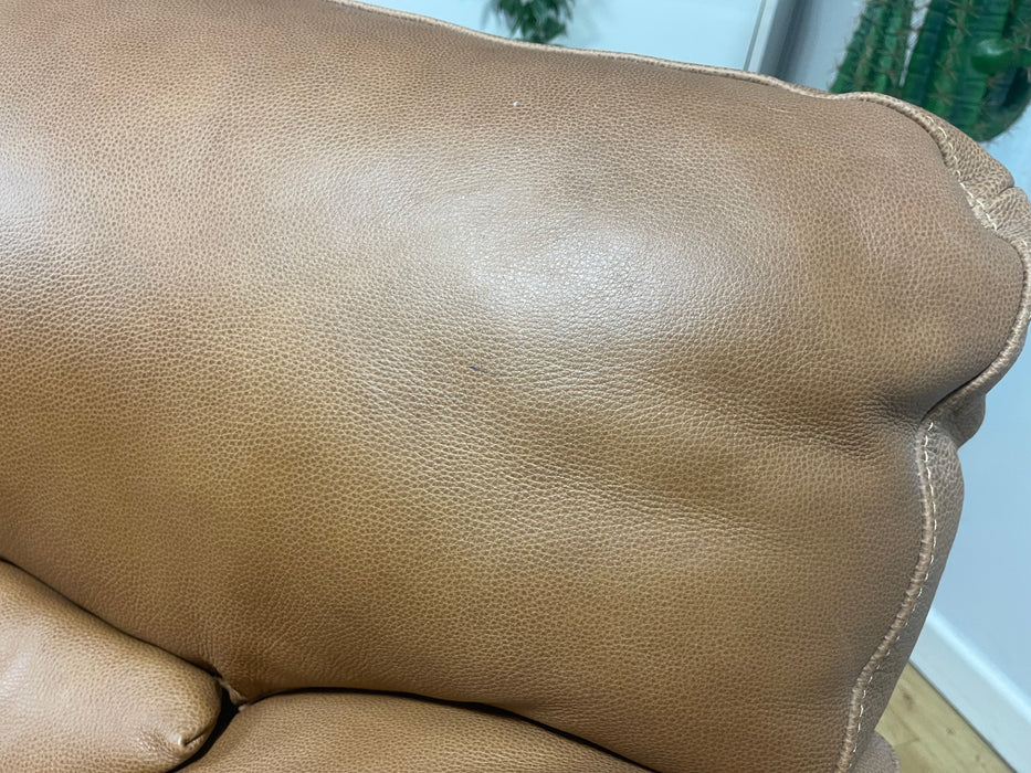 Santino Leather Loveseat - Apollo Tan (WA2)