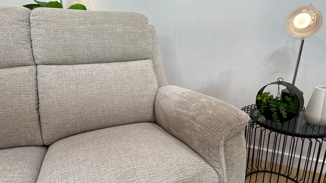 Sofology Bradie Fabric 2 Seater in Woven Chenille Linen