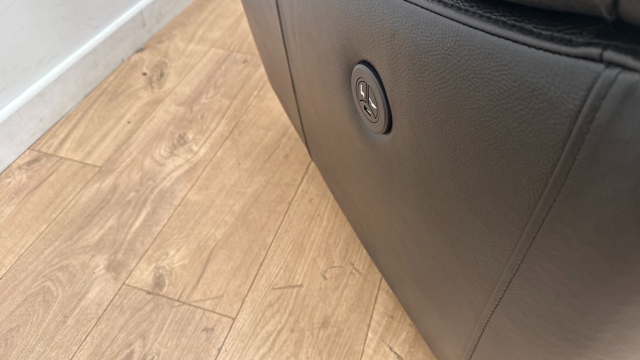 DFS Supreme Recliner 2 Seater in Black