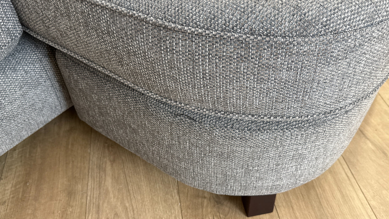 DFS The Lorella 4 Seater Fabric Sofa in Grey