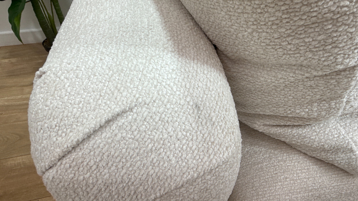 Sofology Westwood Fabric 3 Corner 3 No Trim in Soft Boucle Ecru Mix