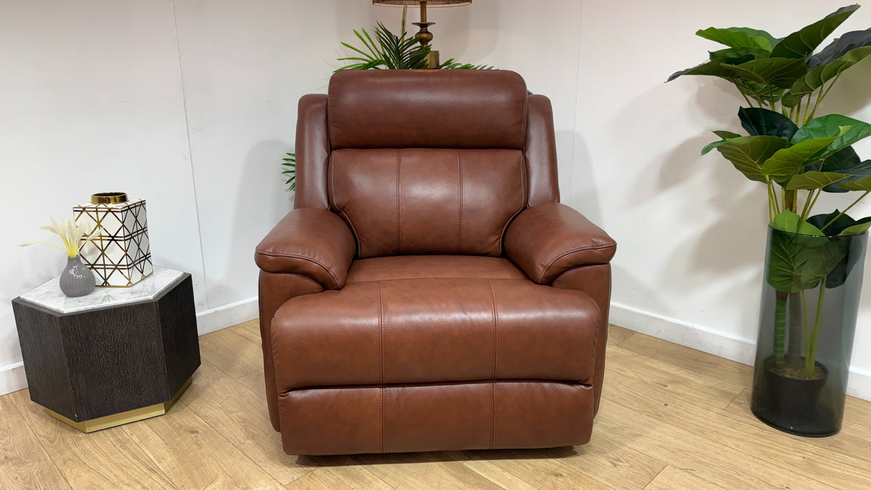 Sofology Gracie Leather Chair in Trusty Sheen Butterscotch