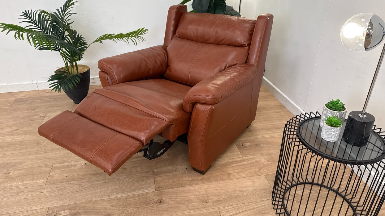 Chester Leather Power Recliner Chair