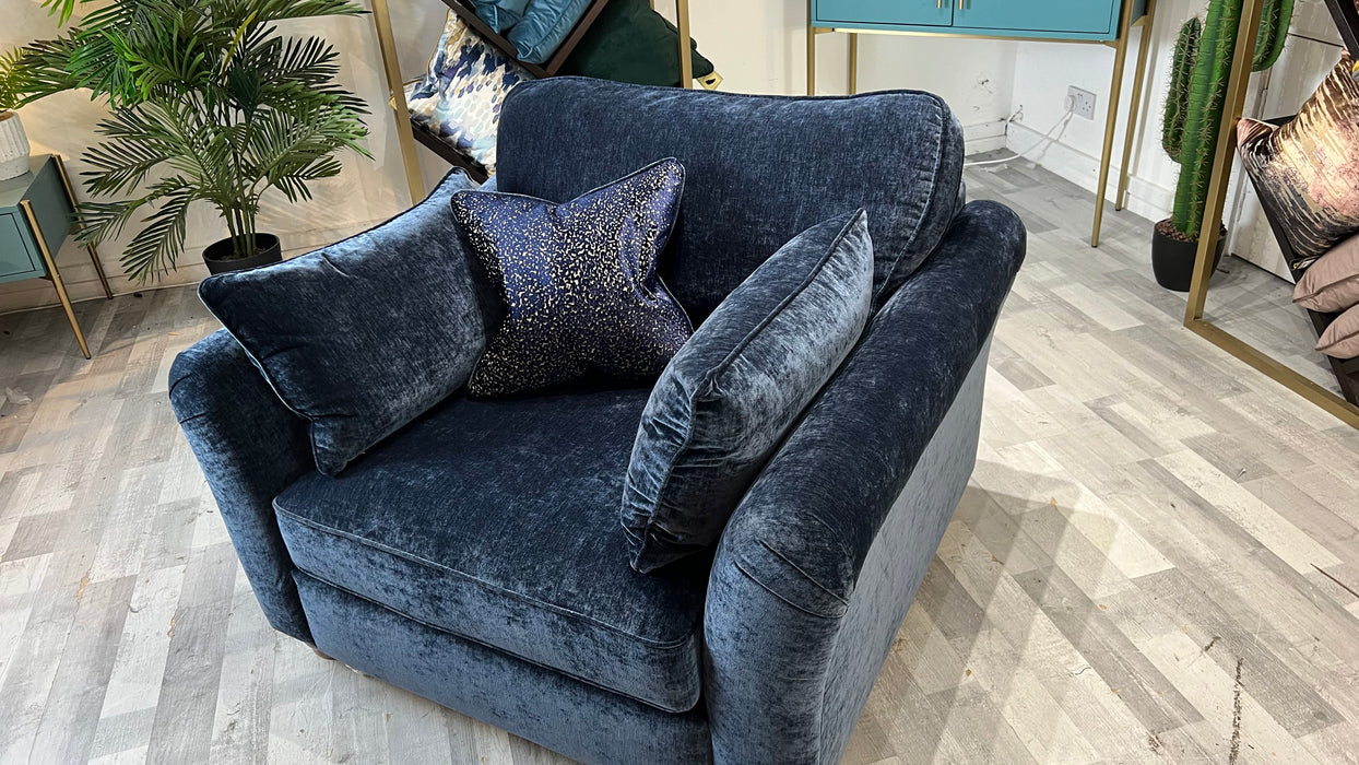 Notting Hill 1.5 Chair -  Navy/Bianca Navy Mix