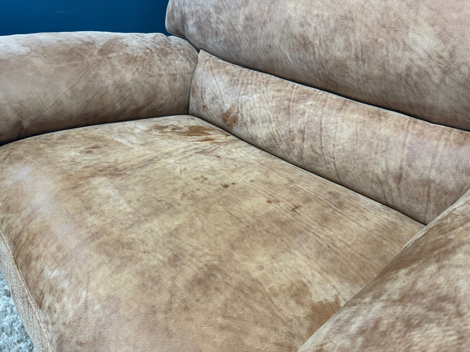 Santino Love Seat Utah Tan Leather (WA2)