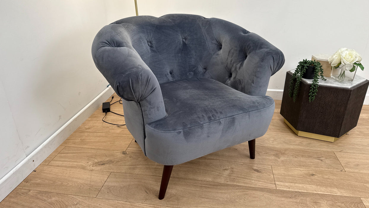 DFS Belair Accent Chair in Denim