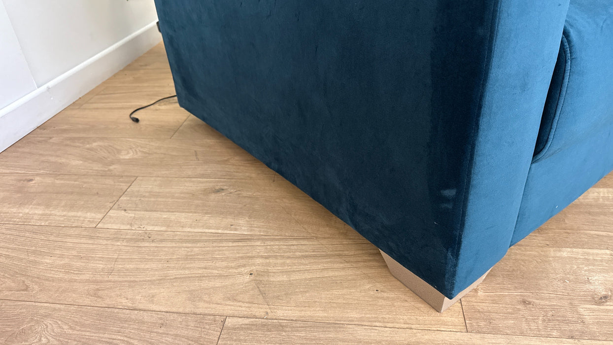 Sofology The Strand Fabric Chair in Matt Velvet Navy