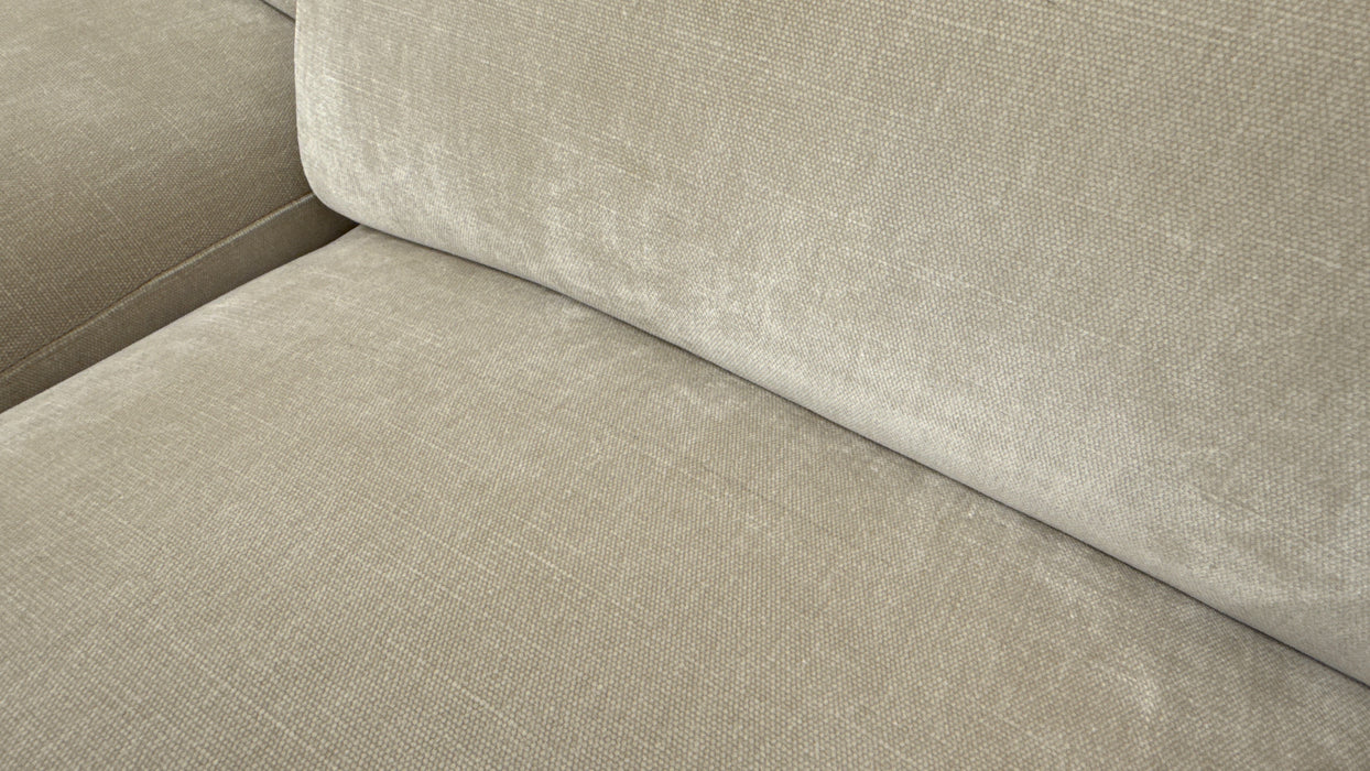 Sofology Fratelli Fabric 2.5 Seater Power Recliner/Headrest in Relaxed Chenille Cotton