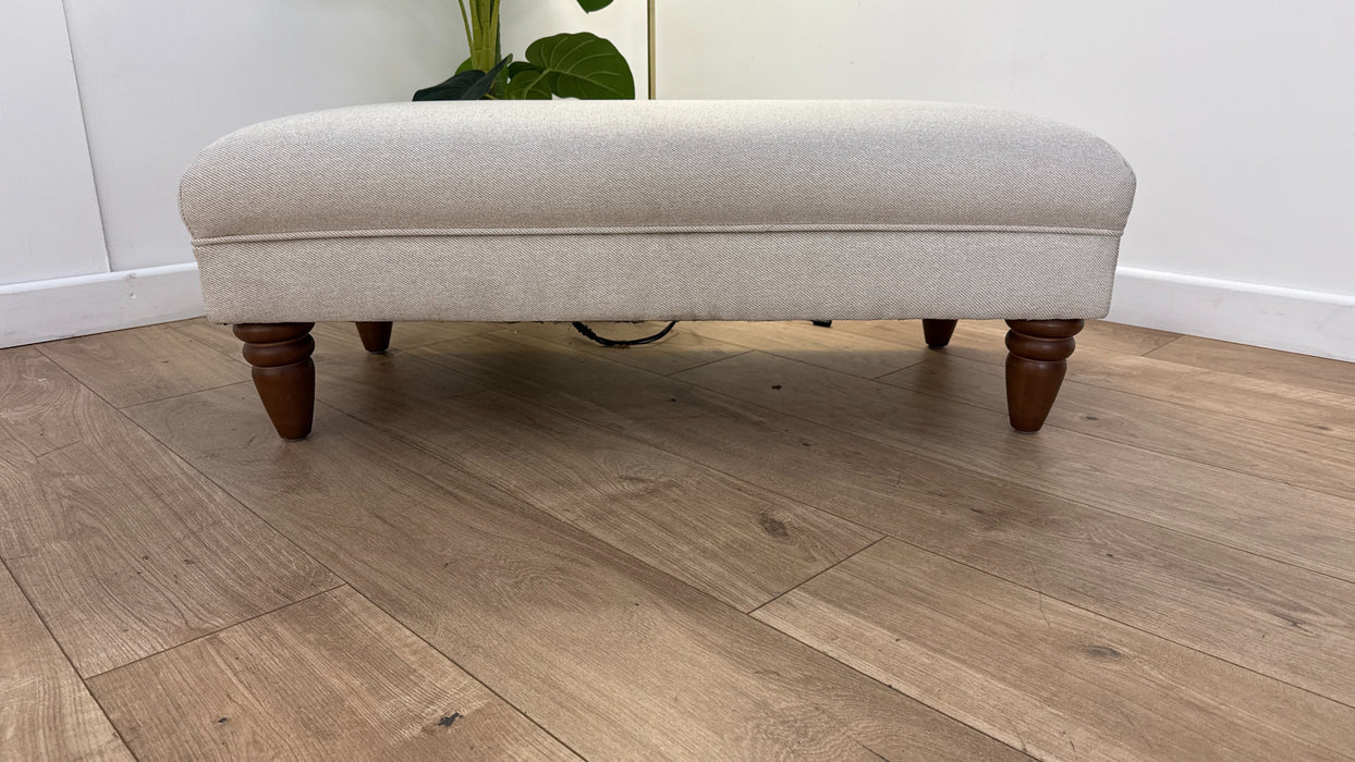 DFS Livie Fabric Footstool in Natural