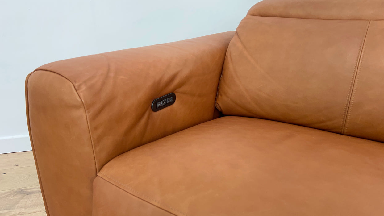 Bohemia 3 Seater - Leather Sofa - Tan